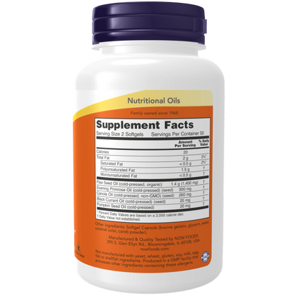 NOW Omega 3-6-9 1000 mg Softgels