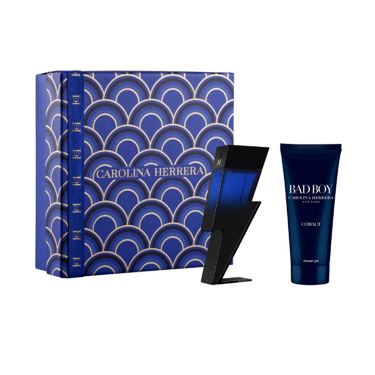 Carolina Herrera Bad Boy Cobalt Elixir Set Men - Gold Nutrition