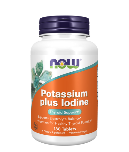 NOW Potassium plus Iodine Tablets