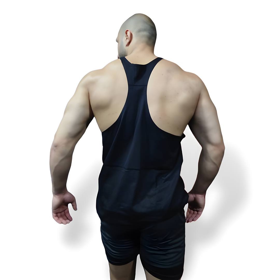 Black Stringer Shirt