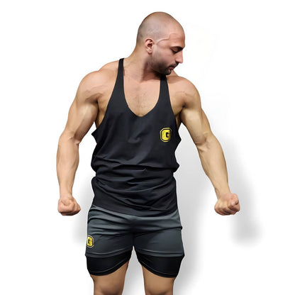 Black Stringer Shirt