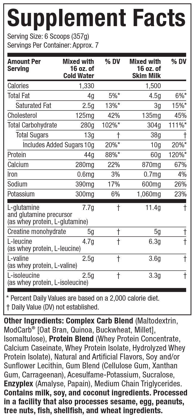 100% Mass Gainer